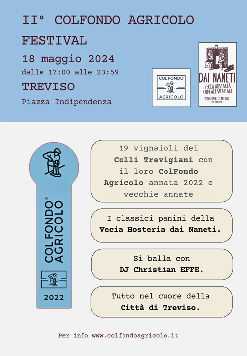 Ceotto Vini partecipa al 2° ColFondo Agricolo Festival